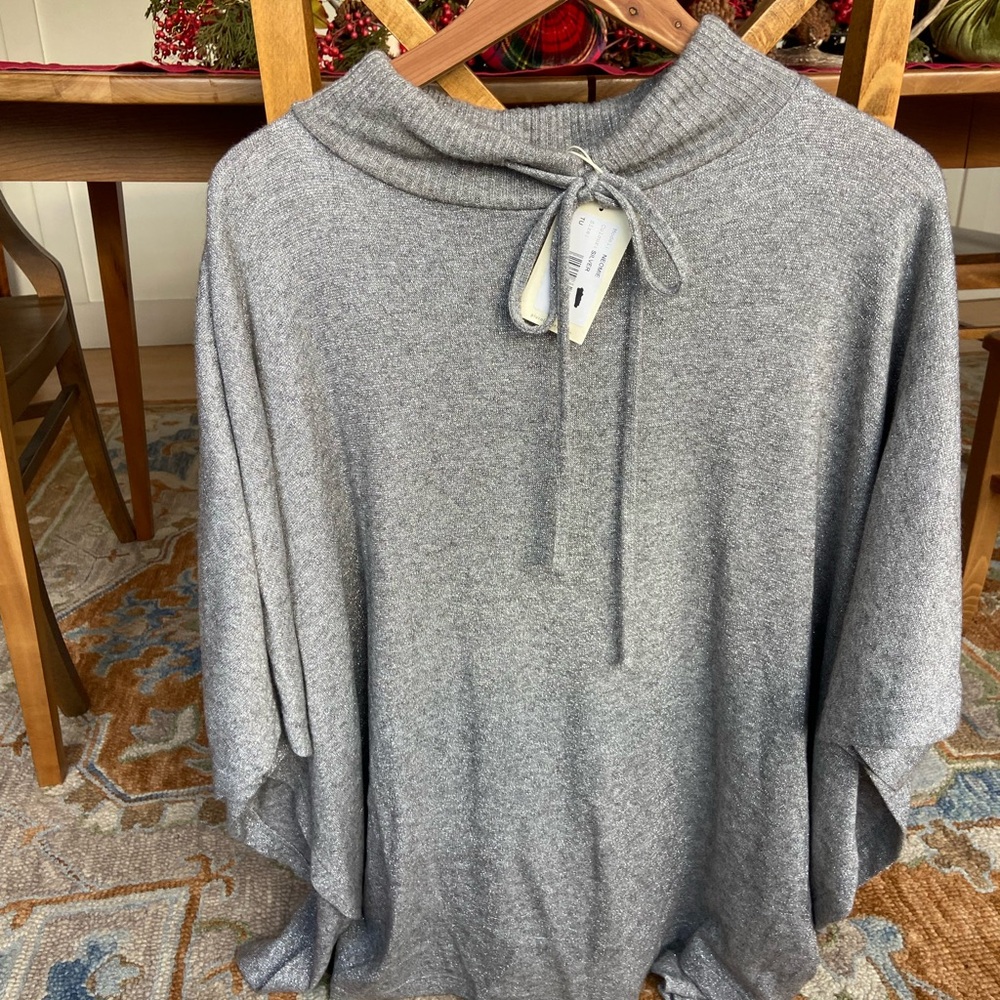 Silver Tunic Top